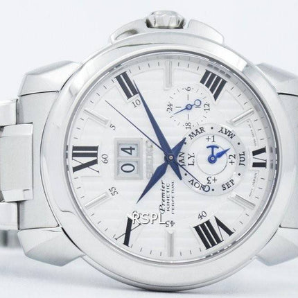 Seiko Premier Kinetic Perpetual Calendar SNP139 SNP139P1 SNP139P Mens Watch