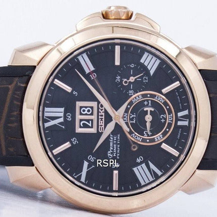 Seiko Premier Kinetic Perpetual Calendar SNP146 SNP146P1 SNP146P Men's Watch