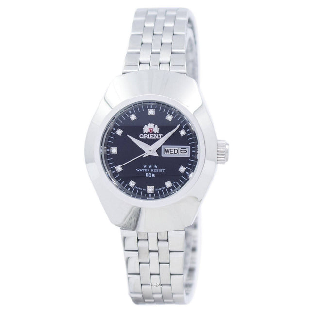 Orient Automatic Japan Made Diamonds Accent SNQ22002B8 Women's Watch