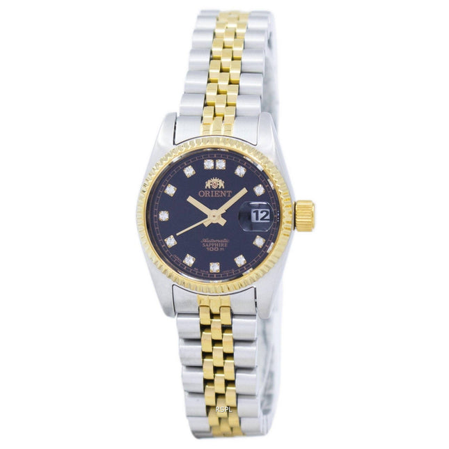 Orient Automatic Japan Made Diamond Accent SNR16002B Women's Watch