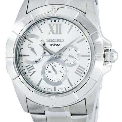 Seiko Multi-Function Quartz SNT039 SNT039P1 SNT039P Men's Watch
