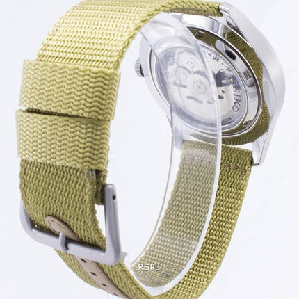 Seiko 5 Sports Automatic SNZG07K1 SNZG07 SNZG07K Military Nylon Strap Mens Watch