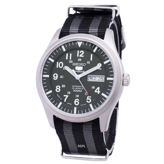 Seiko 5 Sports Automatic Japan Made Nato Strap SNZG09J1-NATO1 Men's Watch