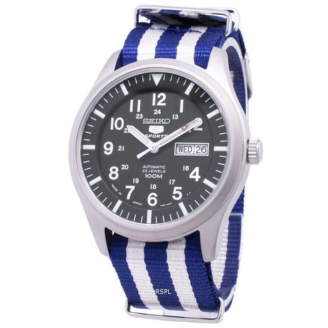 Seiko 5 Sports Automatic Japan Made Nato Strap SNZG09J1-NATO2 Men's Watch