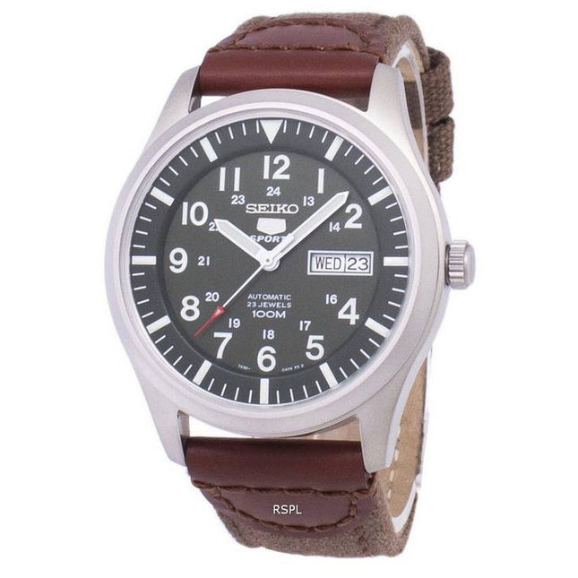 Seiko 5 Sports Automatic Canvas Strap SNZG09K1-NS1 Men's Watch