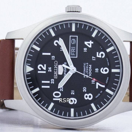 Seiko 5 Sports Automatic Japan Made Canvas Strap SNZG15J1-NS1 Men's Watch