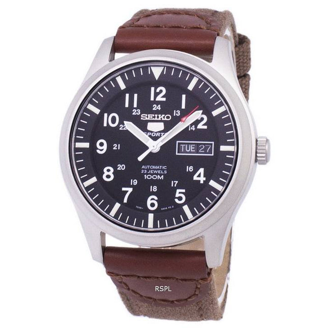 Seiko 5 Sports Automatic Canvas Strap SNZG15K1-NS1 Men's Watch