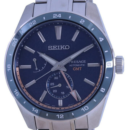 Seiko Presage Sharp Edged GMT Automatic SPB217 SPB217J1 SPB217J 100M Mens Watch