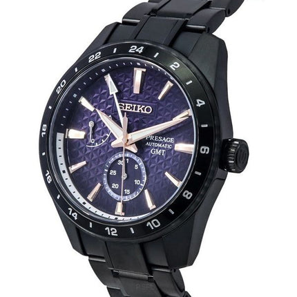 Seiko Presage Akebono Sharp Edged Series GMT Limited Edition Blue Dial Automatic SPB361 SPB361J1 SPB361J 100M Men's Watch