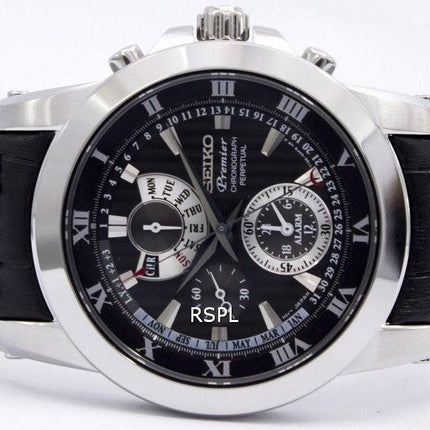 Seiko Premier Chronograph Perpetual Alarm SPC161P2 Men's Watch