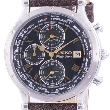 Seiko 30th Anniversary Age Of Discovery World Time SPL057P SPL057P1 SPL057P Quartz Chronograph Limited Edition Men's Watch