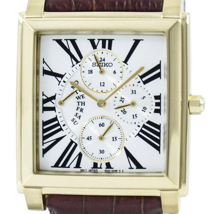 Seiko Retrograde Quartz Multi-Function SRL018 SRL018P1 SRL018P Men's Watch