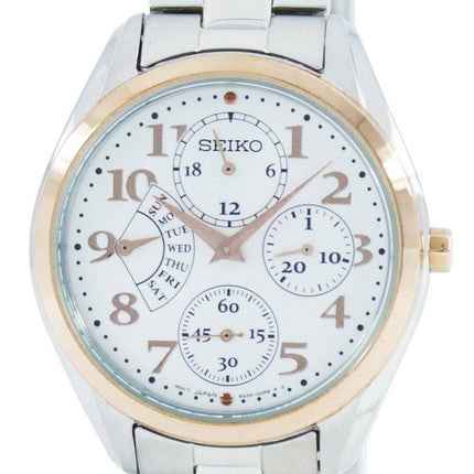 Seiko Retrograde Quartz Multi-Function SRL052 SRL052P1 SRL052P Women's Watch