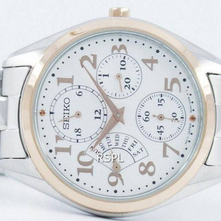 Seiko Retrograde Quartz Multi-Function SRL052 SRL052P1 SRL052P Women's Watch