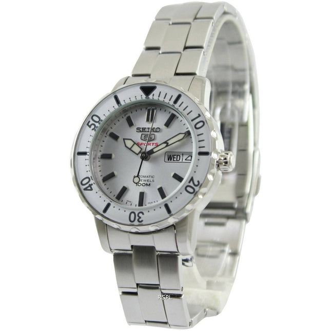 Seiko 5 Sports Automatic 24 Jewels SRP189K1 SRP189K Womens Watch