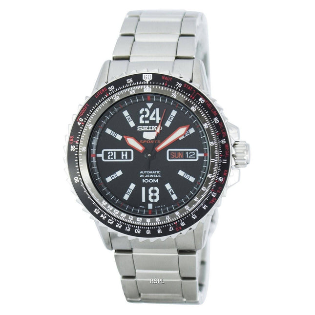 Seiko 5 Sports Automatic 24 Jewels SRP353 SRP353K1 SRP353K Men's Watch