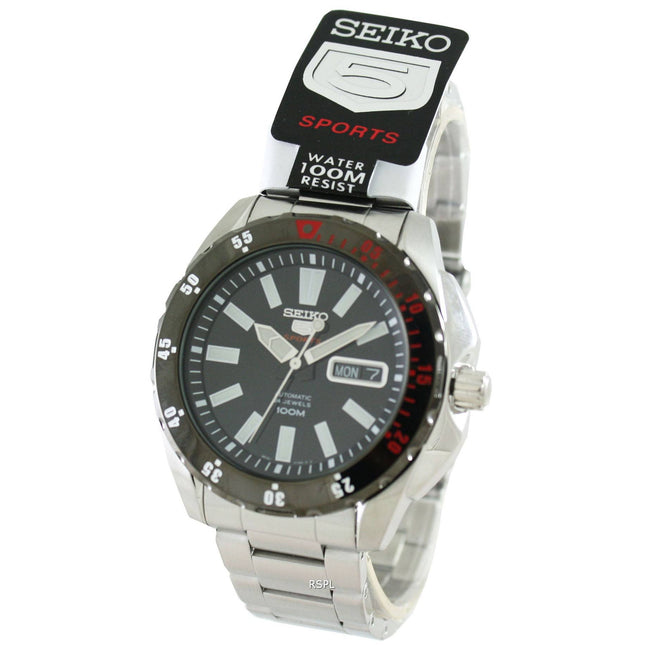 Seiko Mens 5 Sports Automatic 24 Jewels 100M SRP361K1 SRP361K SRP361 Watch