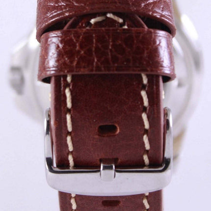Seiko 5 Sports Automatic Ratio Brown Leather SRP481K1-LS1 Mens Watch