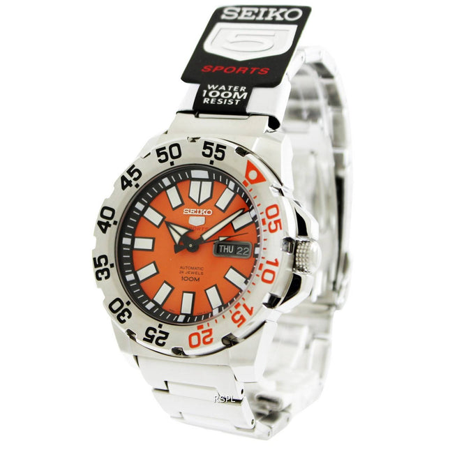 Seiko 5 Sports Automatic Monster SRP483K1 SRP483K SRP483 Mens Watch