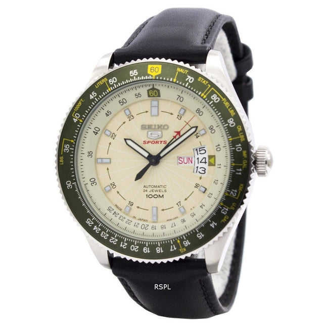 Seiko 5 Sports Automatic 24 Jewels Pilot Japan Made SRP615J1 SRP615J Men's Watch