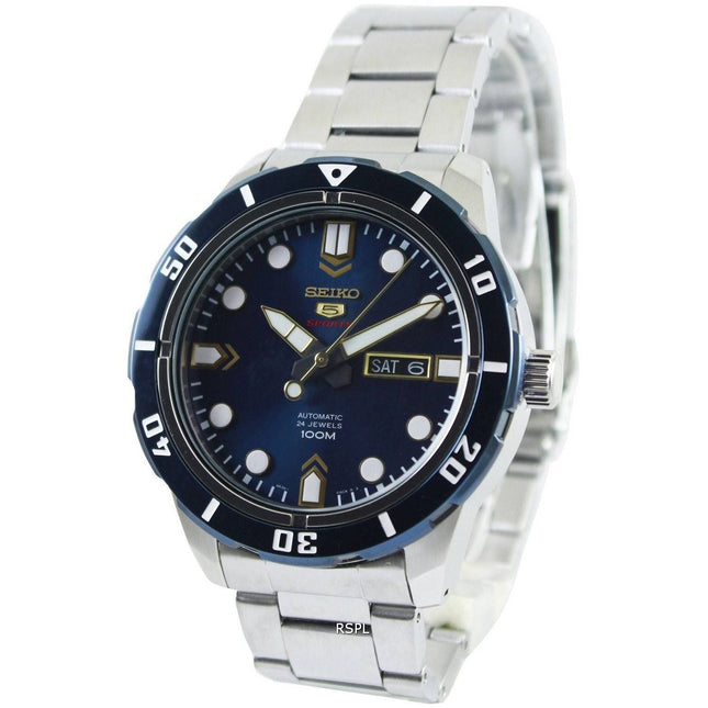 Seiko 5 Sports Automatic 24 Jewels 100M SRP677K1 SRP677K Mens Watch