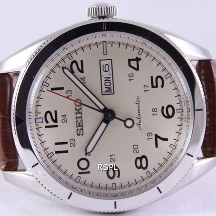 Seiko Automatic Cream Dial 100M SRP713K1 SRP713K Mens Watch