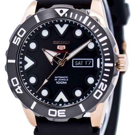 Seiko 5 Sports Automatic 24 Jewels SRPA12 SRPA12K1 SRPA12K Men's Watch