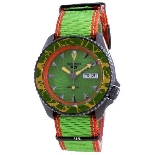Seiko 5 Sports Street Fighter Blanka Limited Edition Automatic SRPF23 SRPF23K1 SRPF23K 100M Men's Watch