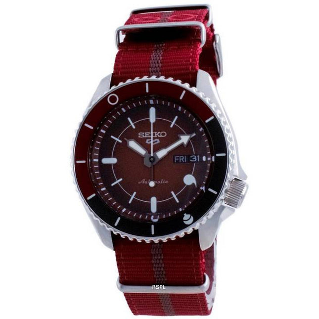 Seiko 5 Sports Sarada Uchiha Limited Edition Automatic SRPF67 SRPF67K1 SRPF67K 100M Men's Watch