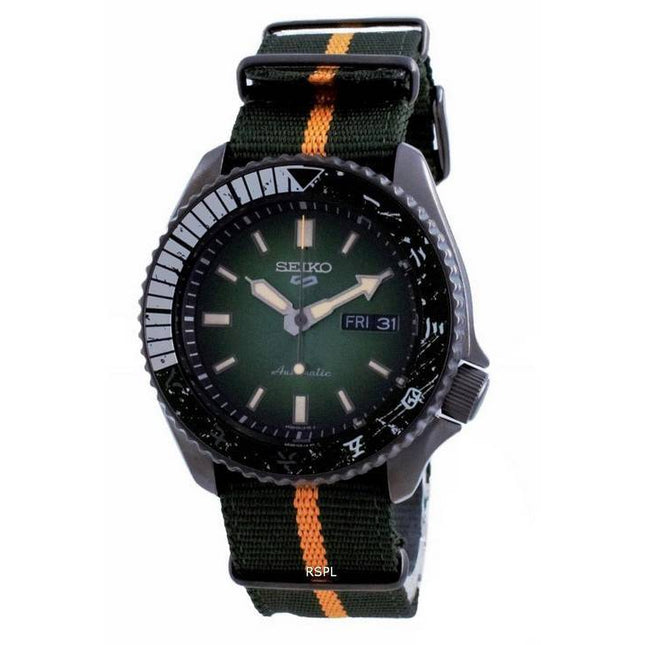Seiko 5 Sports Rock Lee Limited Edition Automatic SRPF73 SRPF73K1 SRPF73K 100M Men's Watch