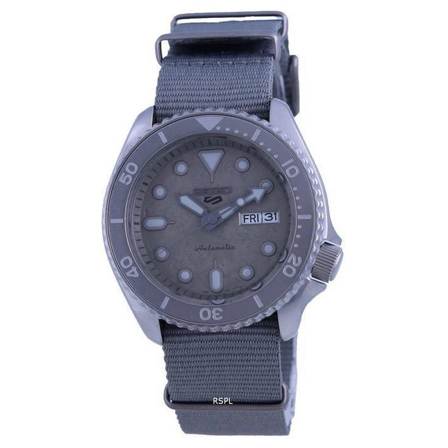 Seiko 5 Sports Cement Automatic SRPG61 SRPG61K1 SRPG61K 100M Mens Watch