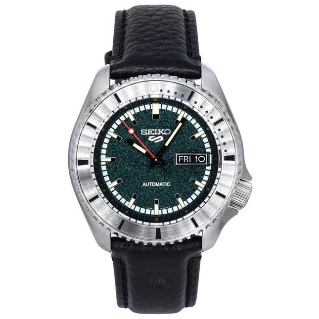 Seiko 5 Sports Masked Rider 55th Anniversary Limited Edition Green Dial Automatic SRPJ91K1 100M Mens Watch