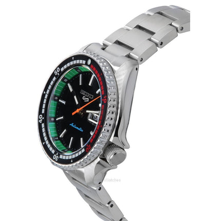 Seiko 5 Sports SKX Style The New Regatta Timer Special Edition Black Dial Automatic SRPK13K1 100M Men's Watch