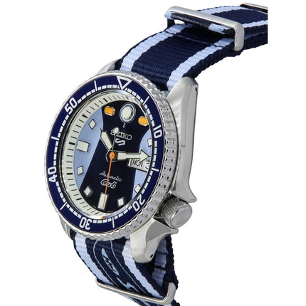 Seiko 5 Sports SKX Sense Style Honda Super Cub Limited Edition Blue Dial Automatic SRPK37K1 100M Men's Watch