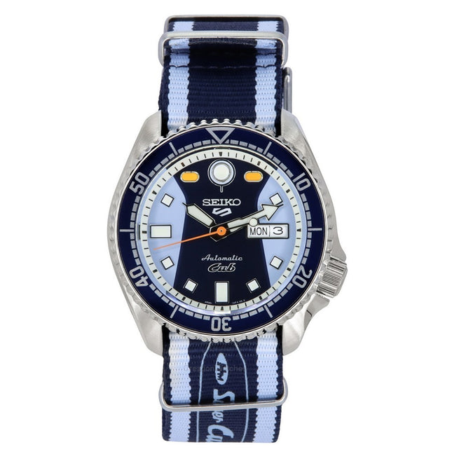 Seiko 5 Sports SKX Sense Style Honda Super Cub Limited Edition Blue Dial Automatic SRPK37K1 100M Men's Watch