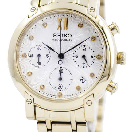 Seiko Chronograph Quartz Crystals SRW836 SRW836P1 SRW836P Womens Watch