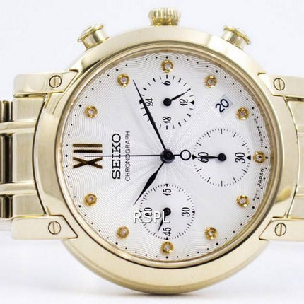 Seiko Chronograph Quartz Crystals SRW836 SRW836P1 SRW836P Womens Watch
