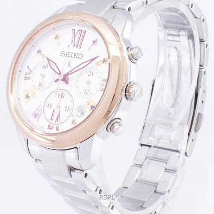 Seiko Lukia Limited Edition SRWZ82 SRWZ82P1 SRWZ82P Chronograph Women's Watch