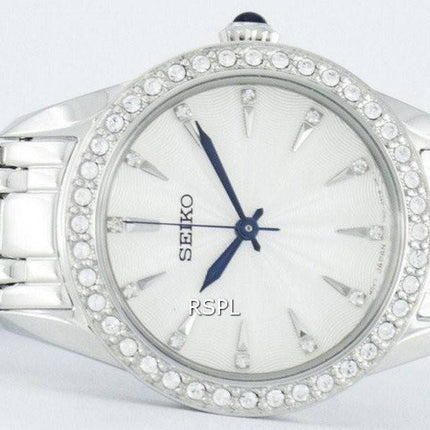 Seiko Quartz Swarovski Crystals SRZ385 SRZ385P1 SRZ385P Women's Watch