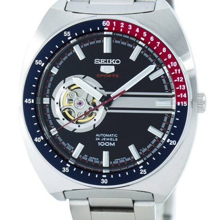Seiko 5 Sports Automatic 24 Jewels Open Heart Dial Japan Made SSA329 SSA329J1 SSA329J Men's Watch