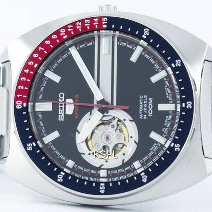 Seiko 5 Sports Automatic 24 Jewels Open Heart Dial Japan Made SSA329 SSA329J1 SSA329J Men's Watch