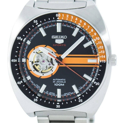 Seiko 5 Sports Automatic 24 Jewels Open Heart Dial Japan Made SSA331 SSA331J1 SSA331J Men's Watch