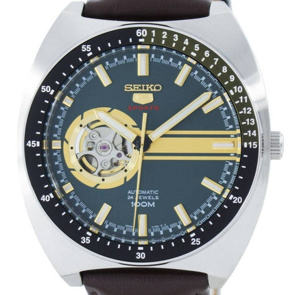 Seiko 5 Sports Automatic 24 Jewels Open Heart Dial SSA333 SSA333K1 SSA333K Men's Watch