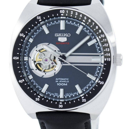 Seiko 5 Sports Automatic 24 Jewels Open Heart Dial SSA335 SSA335K1 SSA335K Men's Watch