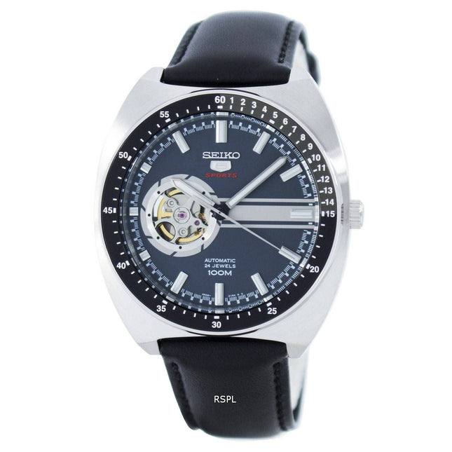 Seiko 5 Sports Automatic 24 Jewels Open Heart Dial SSA335 SSA335K1 SSA335K Men's Watch