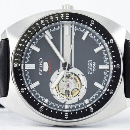 Seiko 5 Sports Automatic 24 Jewels Open Heart Dial SSA335 SSA335K1 SSA335K Men's Watch