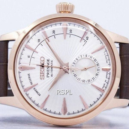 Seiko Presage Automatic Power Reserve Japan Made SSA346 SSA346J1 SSA346J Men's Watch