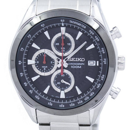 Seiko Chronograph Quartz Tachymeter SSB201 SSB201P1 SSB201P Men's Watch