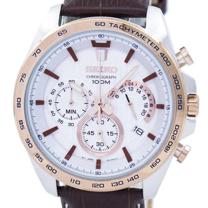 Seiko Chronograph Quartz Tachymeter SSB306 SSB306P1 SSB306P Men's Watch