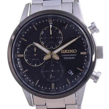 Seiko Discover More Titanium Chronograph Quartz SSB391 SSB391P1 SSB391P 100M Men's Watch